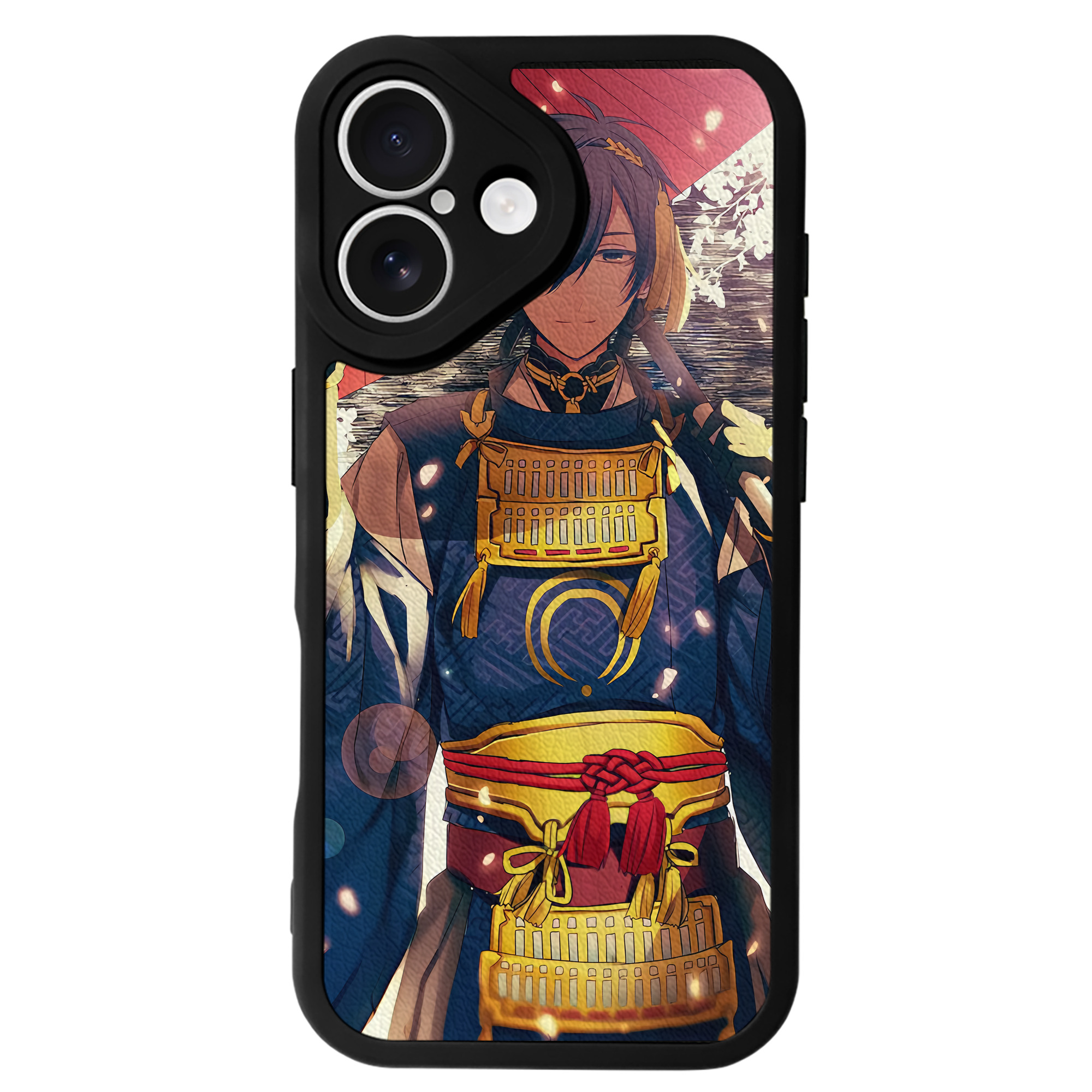 （画像用） 刀剣乱舞 Touken Ranbu 【iPhone 16シリーズ対応】シリコンスマホケース（レザー調） 材質：シリコン